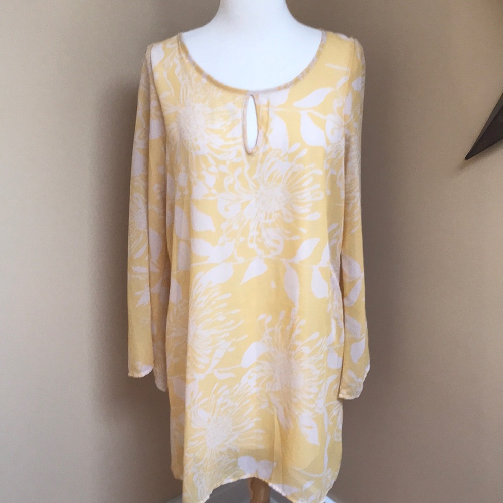 Yellow Everly Church or Work Dress